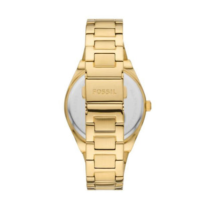 FOSSIL ES5299 Date Armbanduhr 38 mm Gold ansicht-3