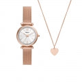 FOSSIL ES5314SET Only Time Armbanduhr 28 mm Gold ansicht-3