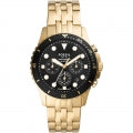 FOSSIL FS5836 Chronograph Armbanduhr 42 mm Gold ansicht-3