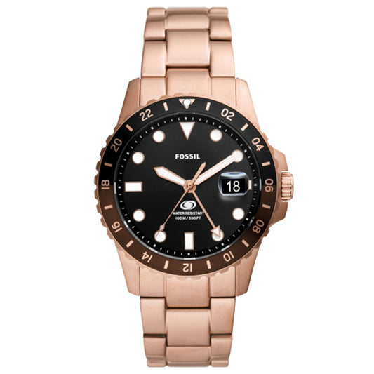 FOSSIL FS6027 Date Armbanduhr 42 mm Gold