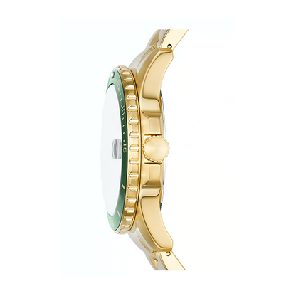 FOSSIL FS6030 Date Armbanduhr 42 mm Gold