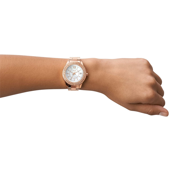 FOSSIL STELLA ES5131 Only Time Armbanduhr 37 mm Gold ansicht-3