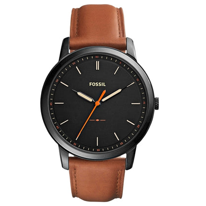 FOSSIL THE MINIMALIST FS5305 Only Time Armbanduhr 44 mm Schwarz ansicht-2