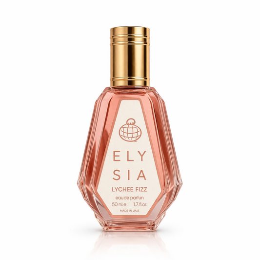 Fragrance World Elysia Lychee Fizz Eau de Parfum 50 ml – Unisex-Duft mit frischer Lychee-Note