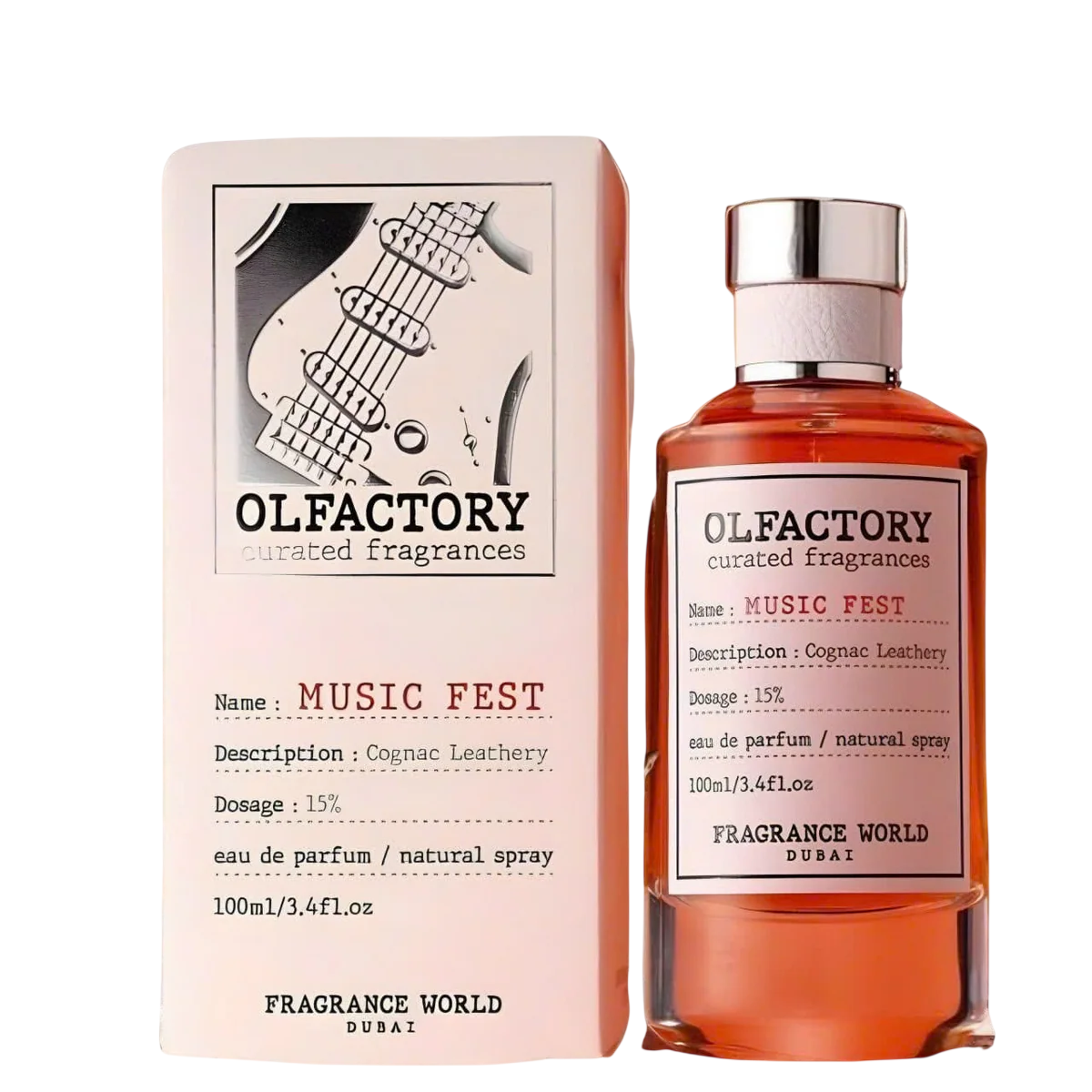 Fragrance World Fragrance World, Olfactory Music Fest, Eau De Parfum, For Men, 100 ml Regular