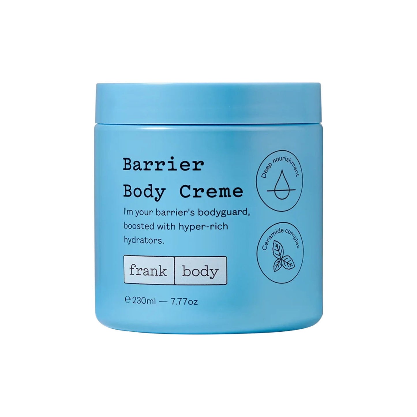 Frank Body Körpercreme Frank Body, Barrier, Nourishing, Body Cream, 230 ml Regular