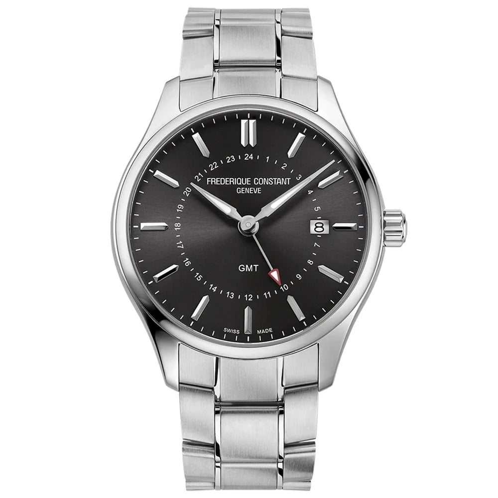 FREDERIQUE CONSTANT CLASSIC GMT FC-252DGS5B6B GMT - Date Armbanduhr 40 mm Rot