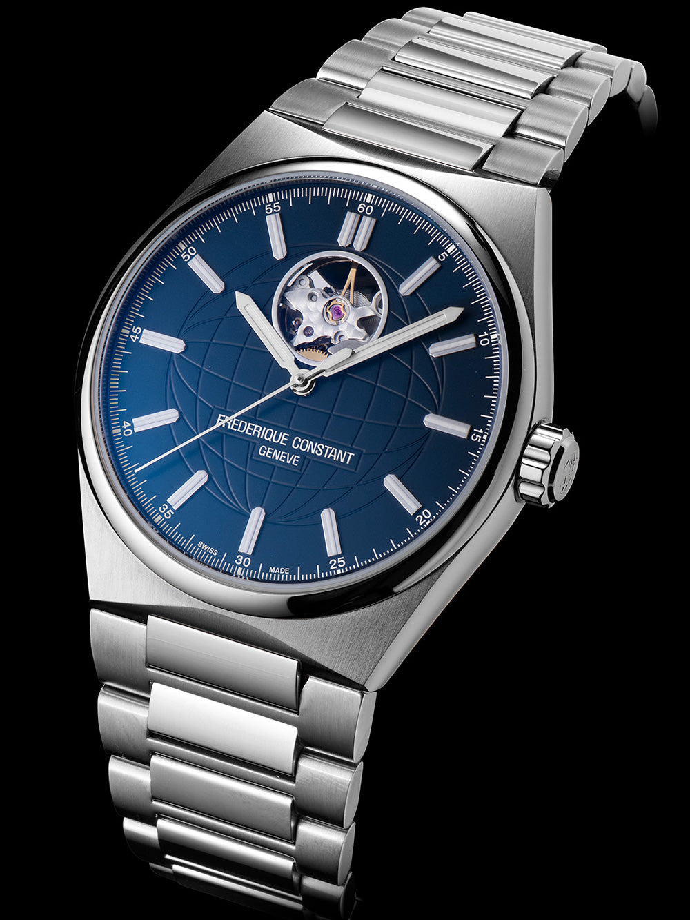 FREDERIQUE CONSTANT FC-310N4NH6B Analoguhr Armbanduhr 43 mm Rot ansicht-3