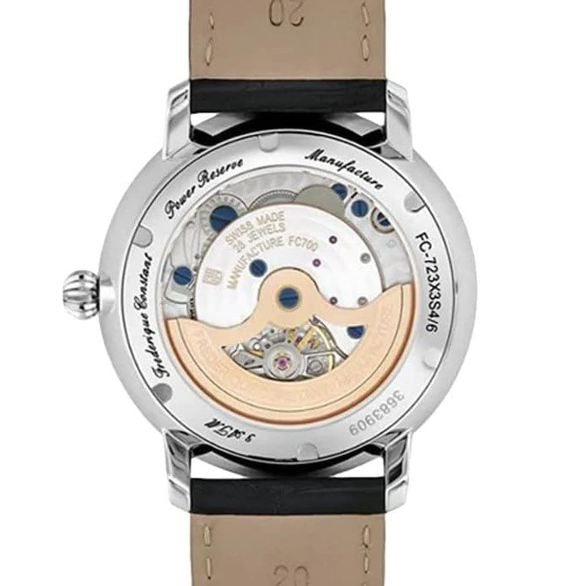 FREDERIQUE CONSTANT FC-723WR3S6 Only Time Armbanduhr 40 mm Rot ansicht-2