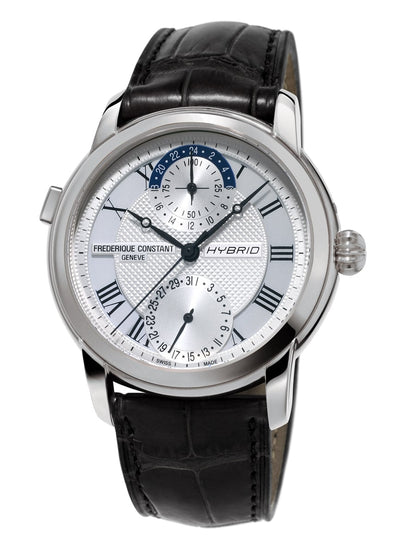 FREDERIQUE CONSTANT HYBRID MANUFACTURE Bluetooth FC-750MC4H6 Only Time Armbanduhr 42 mm Blau