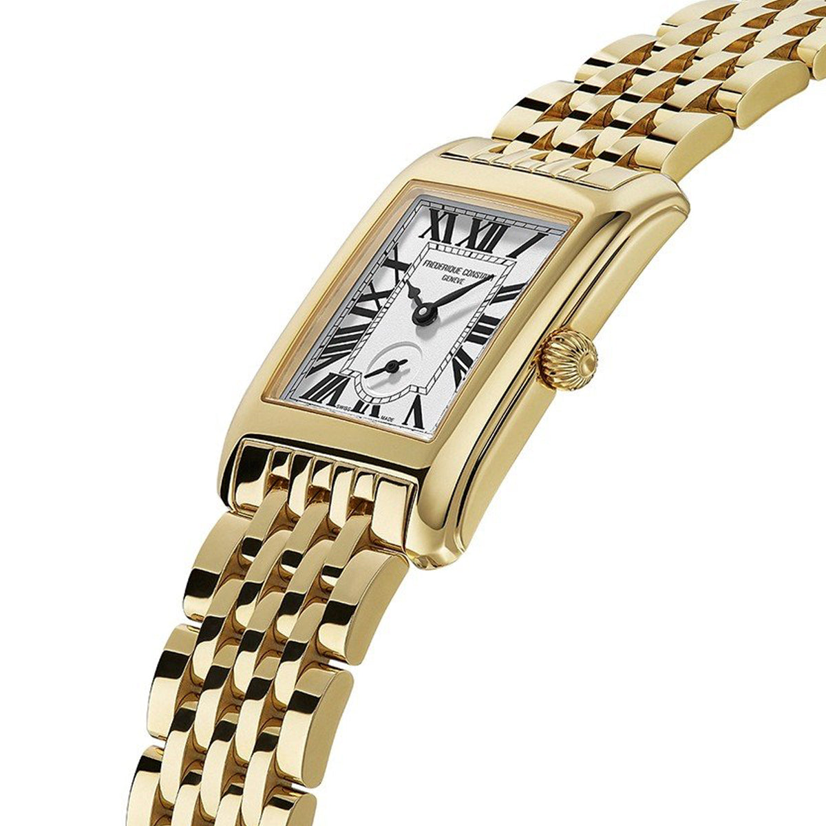 FREDERIQUE CONSTANT Mod. CLASSIC CARRÉE SMALL SECOND FC-235S2C5B Armbanduhr Rot