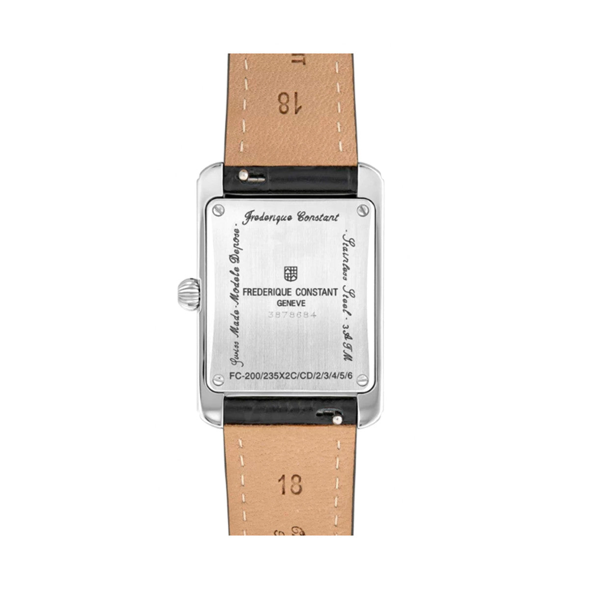 FREDERIQUE CONSTANT Mod. CLASSIC CARRÉE SMALL SECOND FC-235S2C6 Armbanduhr Rot ansicht-2