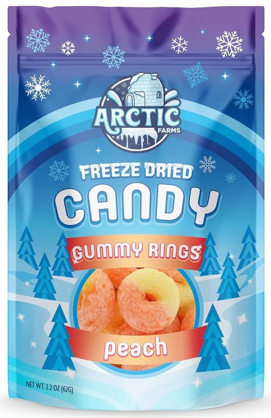 Freeze Dried Candy Fruchtgummiringe Pfirsich Ringe - Candyshop.ch