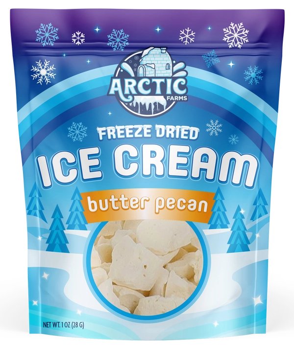 Freeze Dried Eiscreme Stückchen Butter Pecan - Candyshop.ch