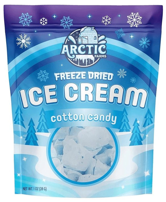 Freeze Dried Eiscreme Stückchen Cotton Candy Blue Ice - Candyshop.ch