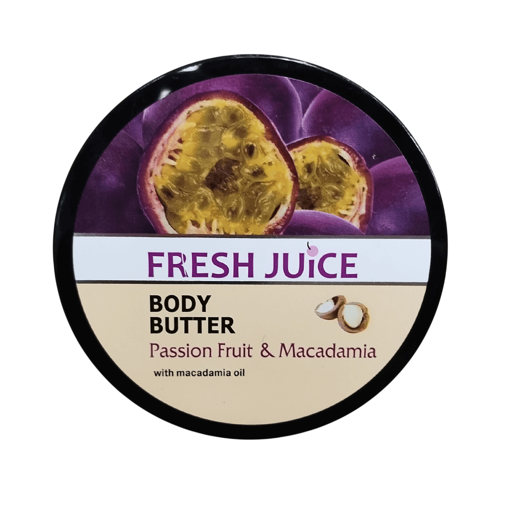 Fresh Juice Körperbutter Fresh Juice, Passion Fruit & Macadamia, Hydrating, Body Butter, Body, 225 ml Regular