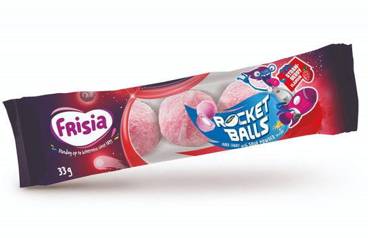 Frisia Rocket Balls Strawberry 5er - Candyshop.ch