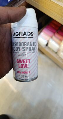 Agrado Desodorante Body Spray Sweet Love