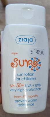 ZIAJA ZIAJA Sun Protector Solar Para Niños Sonnenschutz SPF 50 125 ml für Kinder Sonnenpflege