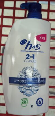 HEAD AND SHOULDERS H y S Clásico Antischuppen Shampoo und Conditioner 2in1 1000 ml Kosmetik