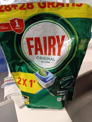 FAIRY Todo En 1 Original Geschirrspülkapseln 56 Stück Kosmetik