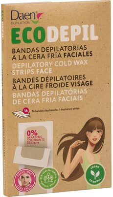 DAEN DEPILATION Daen Ecodepil Bandas Faciales 16 Uds Kosmetik