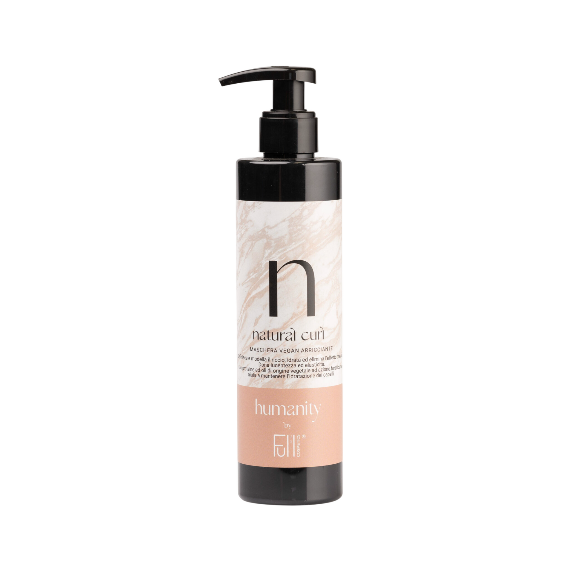 Full Cosmetics Full Cosmetics, Natural Curl, Haarbehandlungs-Crememaske, Anti-Frizz, 250 ml Regular