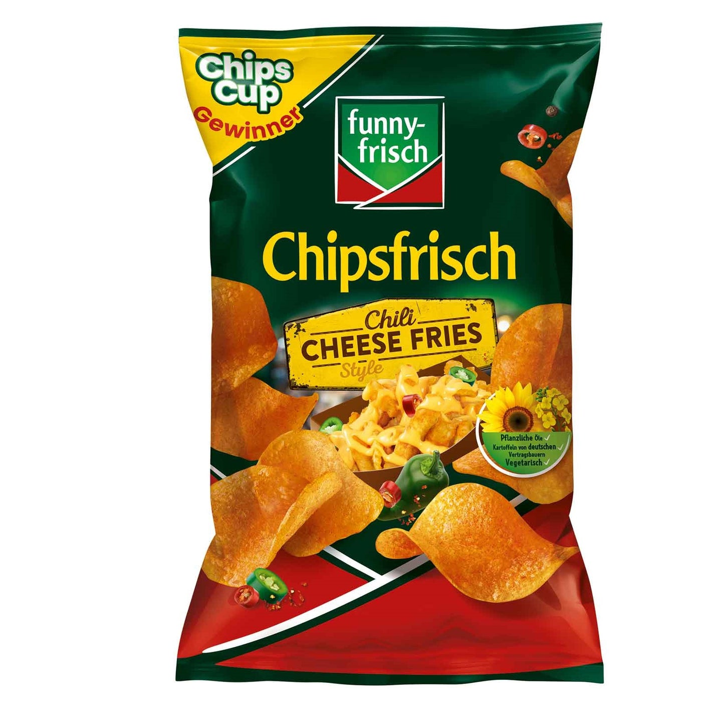 funny-frisch Chipsfrisch Chili Cheese Fries Style 150g