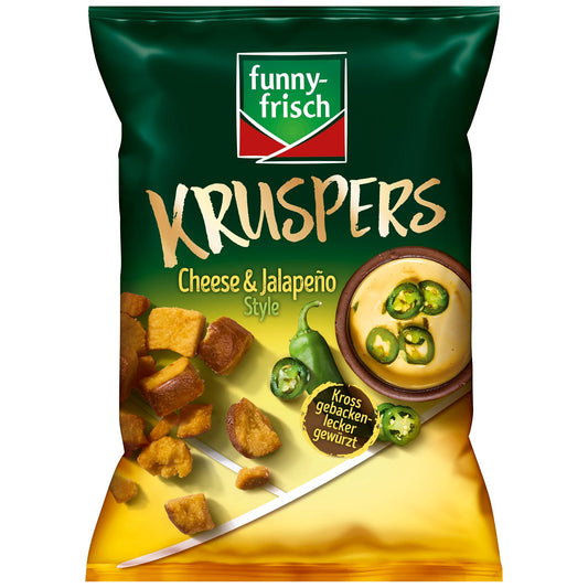 funny-frisch Kruspers Cheese & Jalapeño Style 120g - Candyshop.ch