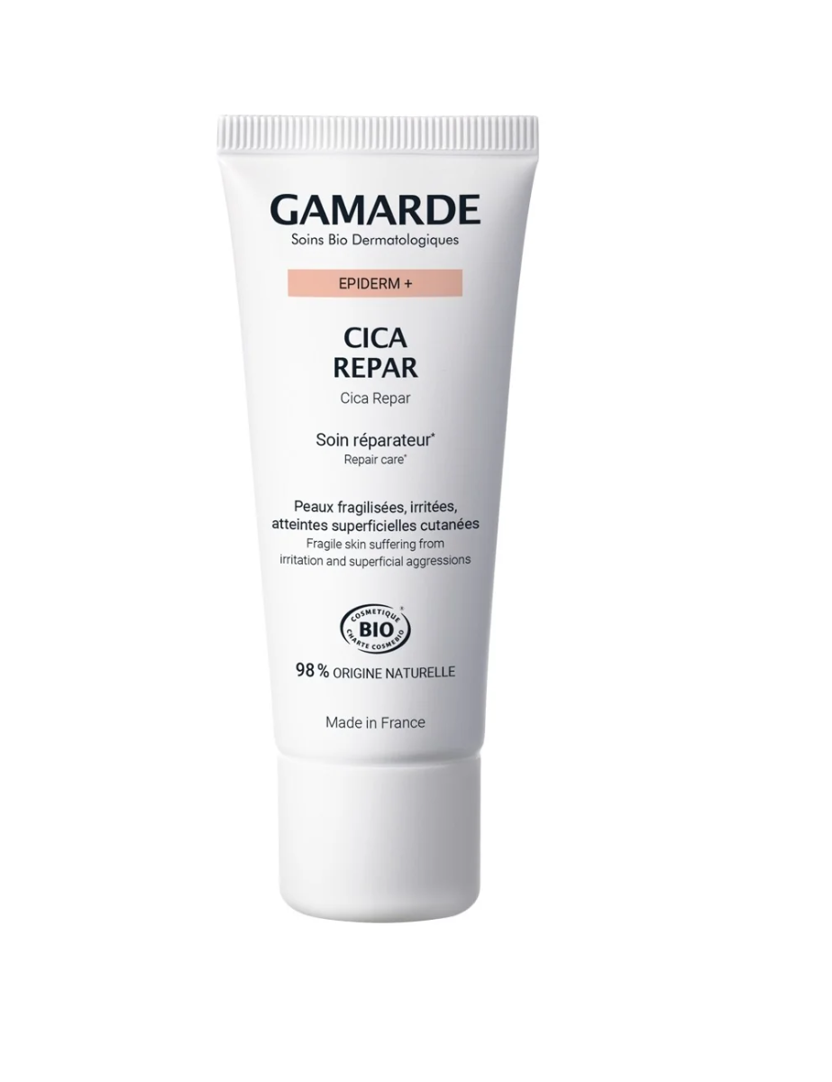 Gamarde Gamarde, Cica Repair, Bio, Reparatur, Lokale Behandlungscreme, Irritated Skin, Für das Gesicht, 40 ml Regular