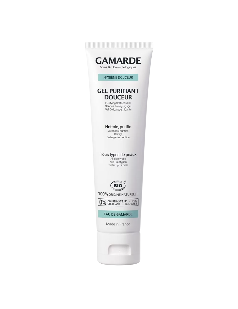 Gamarde Gamarde, Gamarde, Bio, Reinigung, Reinigungsgel, Gesicht, 100 ml Regular