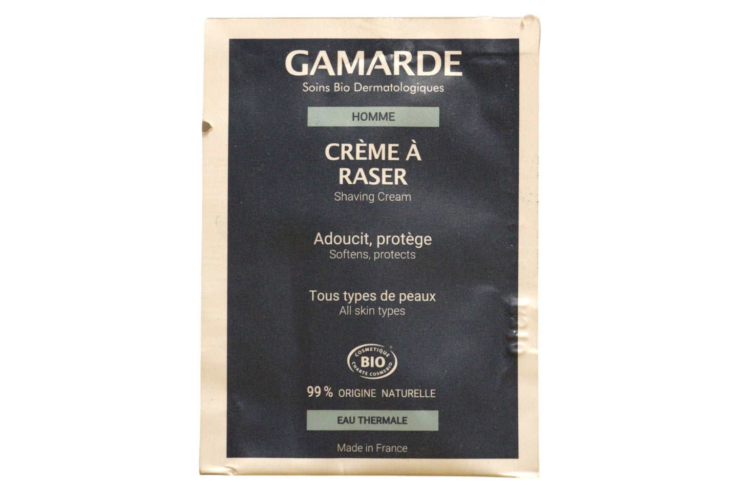 Gamarde Gamarde, Men, Hydratisierend, Rasiercreme, 3 ml *Muster Sample