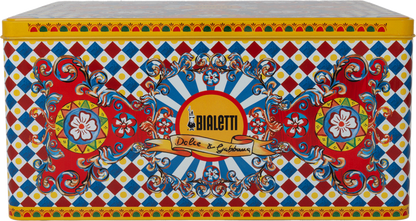 Bialetti x Dolce & Gabbana Geschenkset – Moka Express (3 Tassen) & 200g Perfetto Moka Kaffee