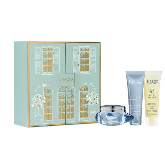 Thalgo Hautpflegeset Gift Box Set Thalgo: Eveil à la Mer, Cleanser, Cleansing Gel, For Face, 50 ml + Cold Cream Marine, Sooth