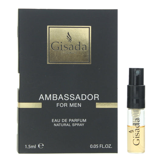 Gisada Gisada, Ambassador, Eau de Parfum, Für Männer, 1.5 ml Fläschchen Vial