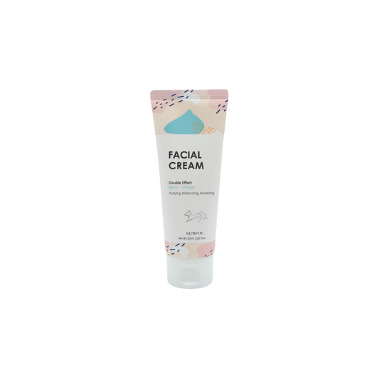 Glamfox Glamfox, Double Effect, Kollagen, Befeuchtend und reinigend, Tag, Sahne, Für das Gesicht, 80 ml Regular