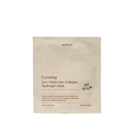 Glamfox Glamfox, Ginseng, Hydrating, Firming, Brightening, Revitalising, Hydrogel, Gelmaske, Für das Gesicht, 30 g Regular