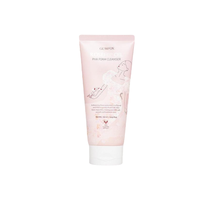 Glamfox Glamfox, Rosehip Oil, Reinigung und Hydratisierung, Reinigungsschaum, 120 ml Regular