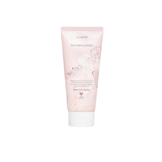 Glamfox Glamfox, Rosehip Oil, Reinigung und Hydratisierung, Reinigungsschaum, 120 ml Regular