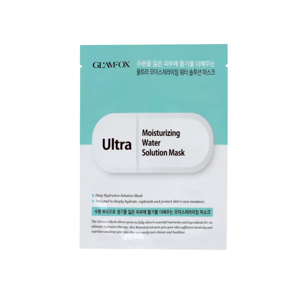 Glamfox Glamfox, Ultra, Feuchtigkeitsspendend, Gesichtsmaske, Für das Gesicht, 25 g Regular