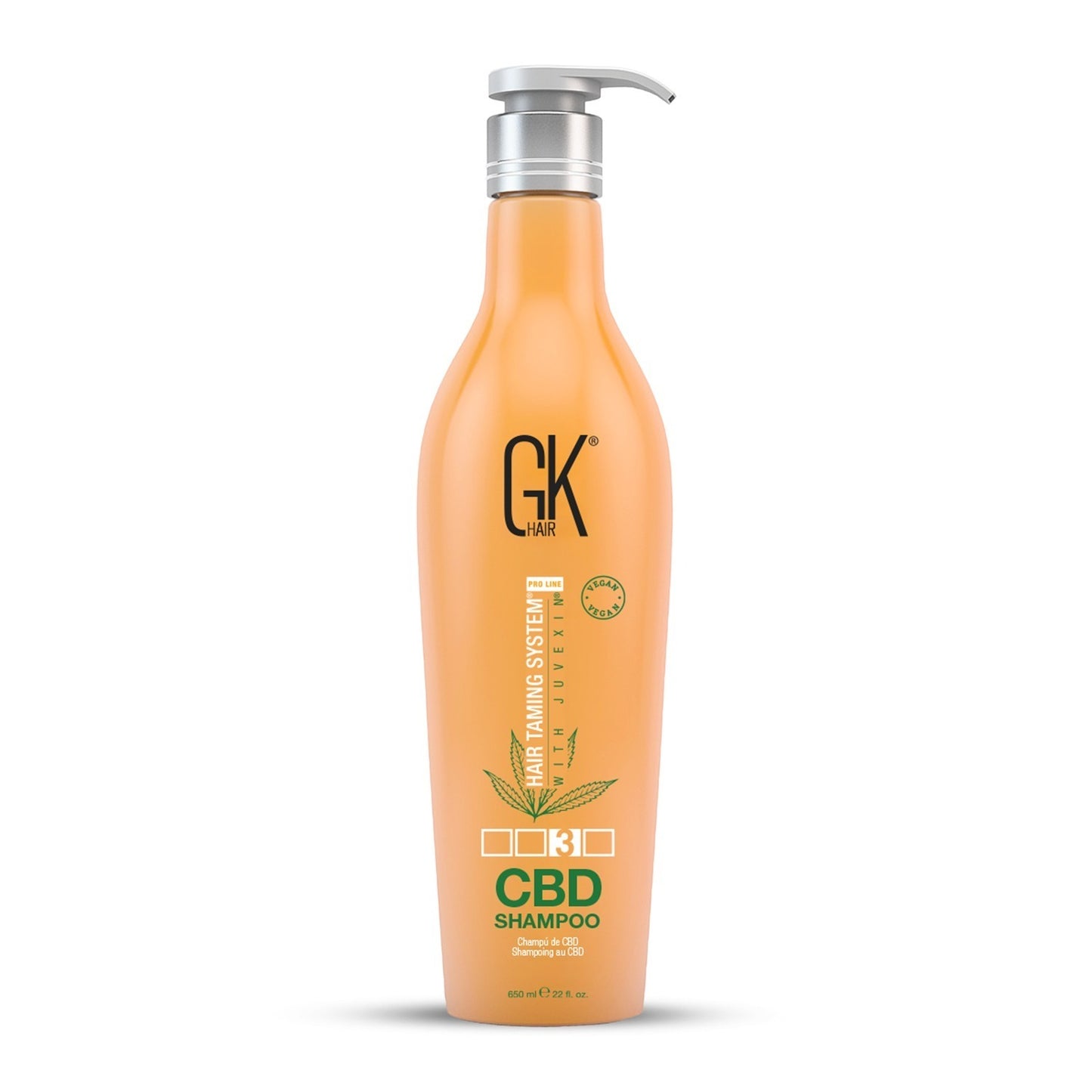Global Keratin Global Keratin, CBD Vegan, Haarshampoo, Zur Reparatur, 650 ml Regular