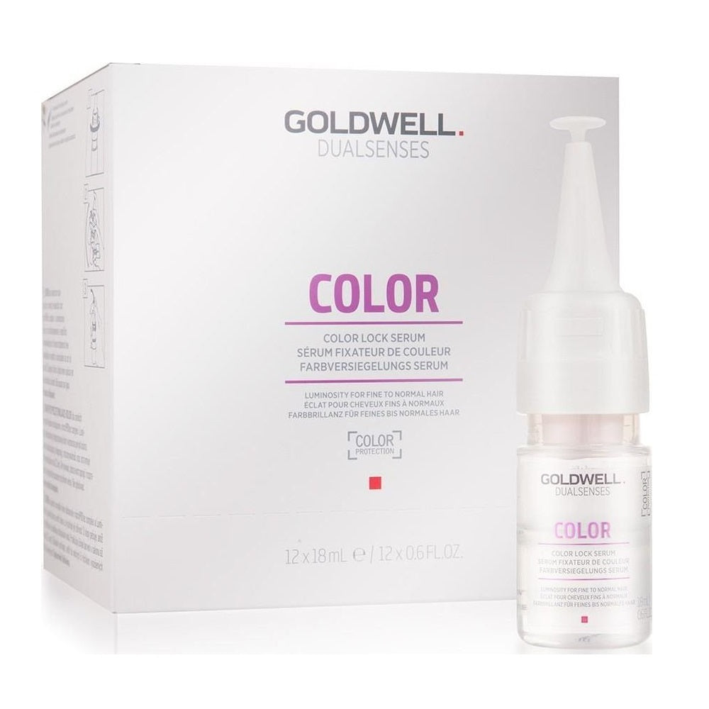 Goldwell Dualsenses Color Lock Haarserum – 12 x 18 ml für langanhaltenden Farbschutz