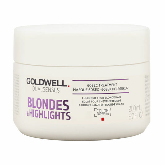 Goldwell Goldwell, Dualsenses Blondes & Highlights, Haarbehandlungs-Crememaske, Für Farbschutz, 200 ml Regular