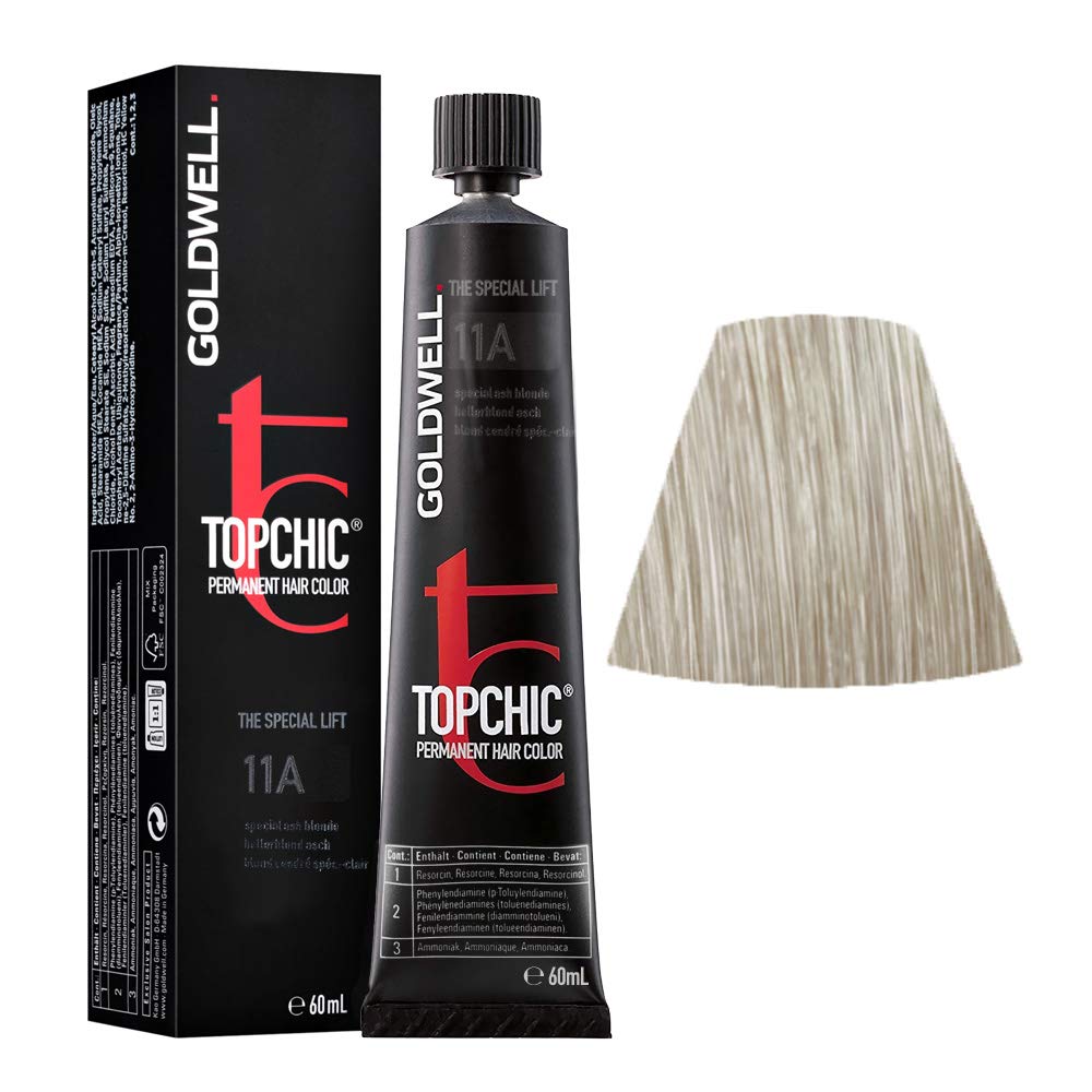 Goldwell Goldwell, TopChic, Permanente Haarfarbe, 11A Special Ash Blonde, 60 ml Regular