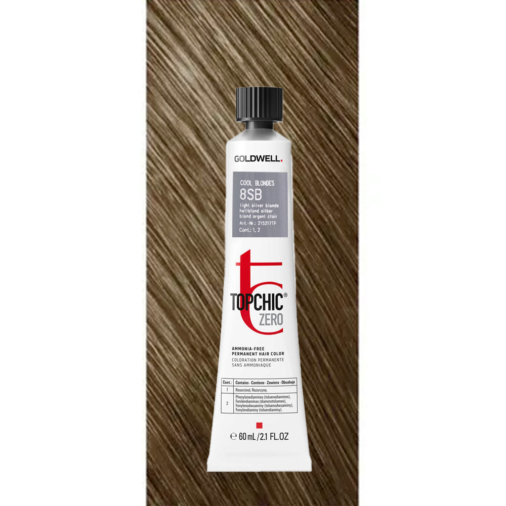 Goldwell TopChic Zero Permanente Haarfarbe 8SB 60 ml