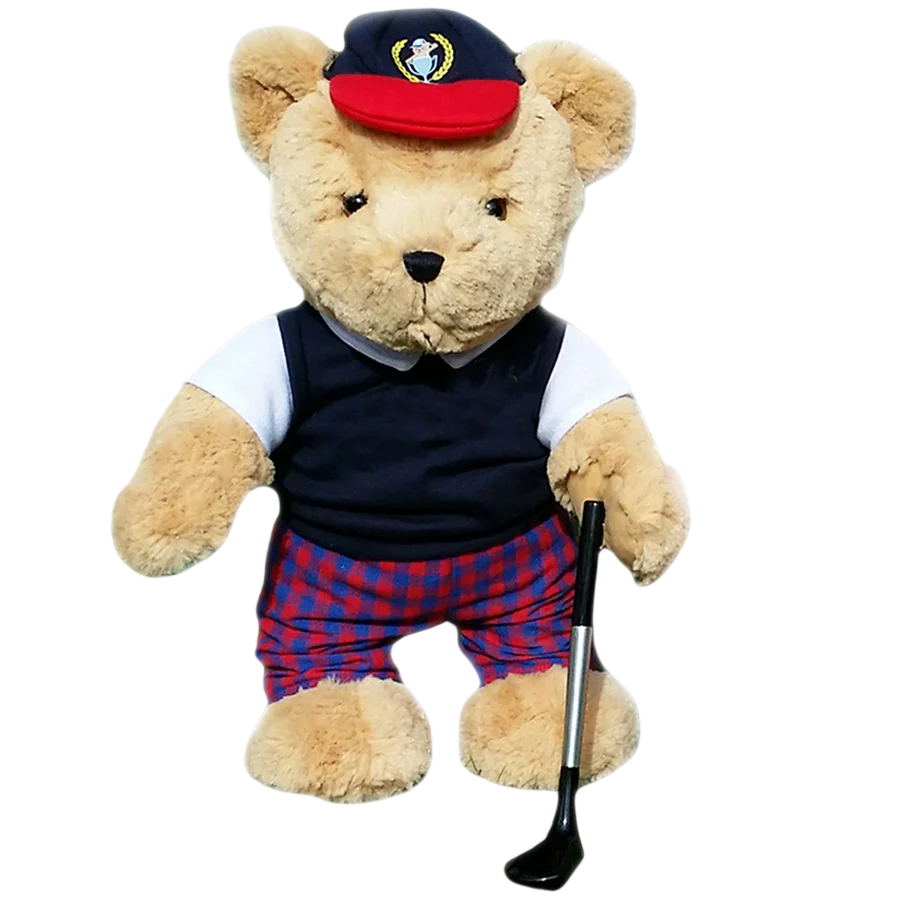 Golfing Golfing, Golfing Boy, Teddy Bear, Sammelbares Plüschtier Regular