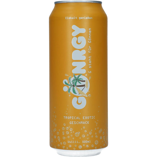 Gönrgy Energy Tropical Exotic 500ml Zuckerfreier Energy-Drink - Candyshop.ch