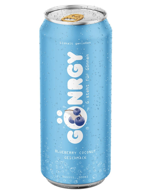 Gönrgy Energy Blueberry Coconut 500ml Zuckerfreier Energy-Drink - Candyshop.ch