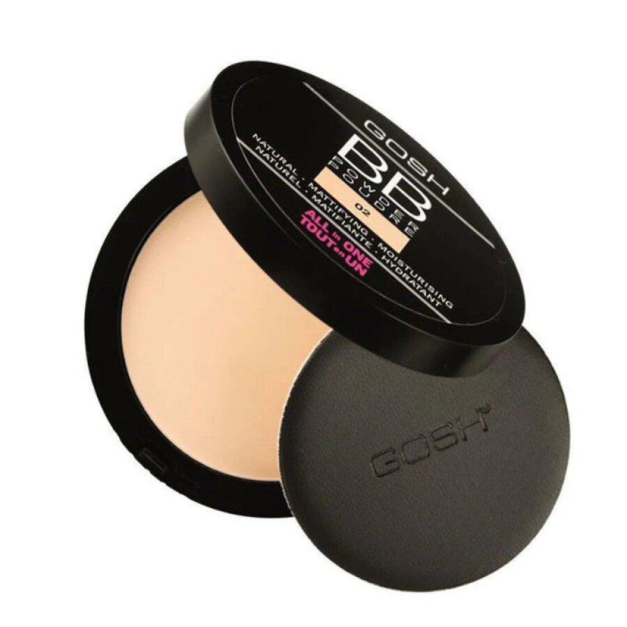 Gosh Gosh, All in One, Mattierend, BB Puder, 02, Sand, 6.5 g Regular