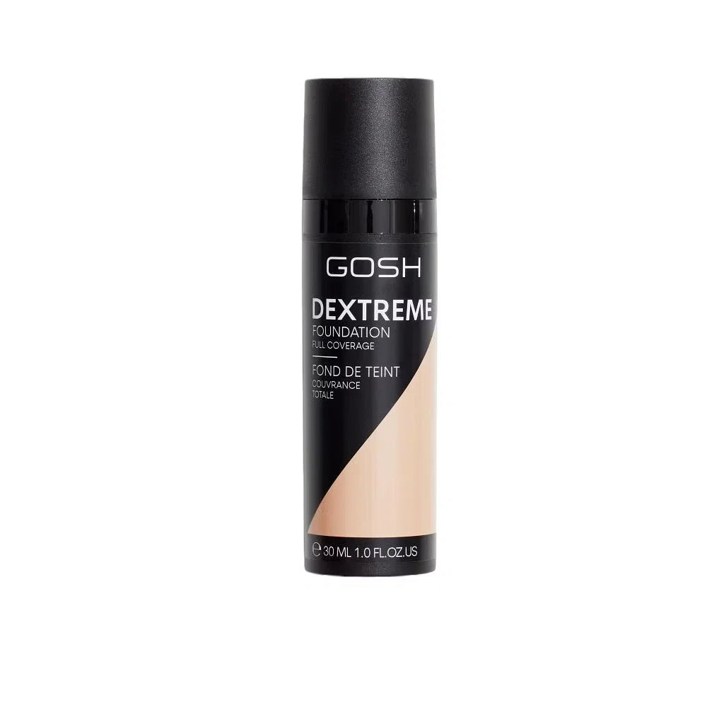 Gosh Flüssige Grundierung Gosh, Dextreme, Full Coverage, Liquid Foundation, 002, Ivory, 30 ml Regular